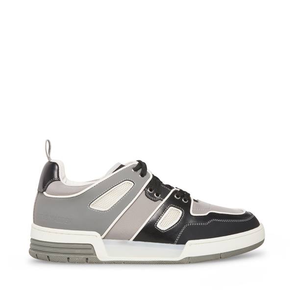 Steve Madden Chris Sneakers Heren Zwart Grijs | SM-312UB