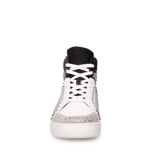 Steve Madden Cinema Sneakers Heren Zwart Wit | SM-691UE