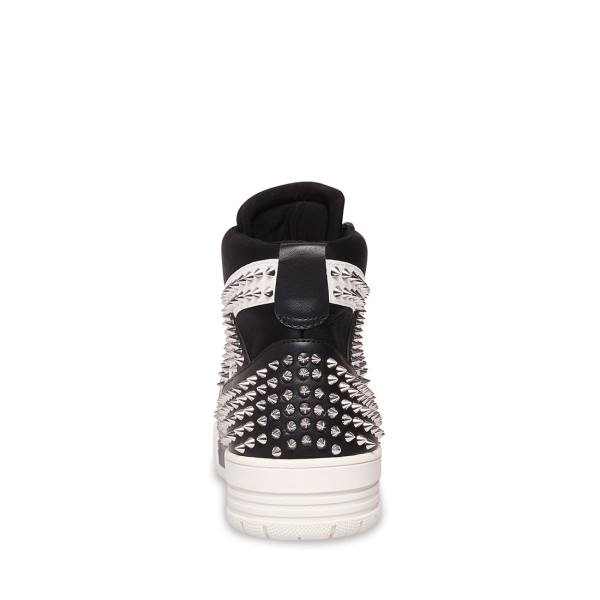 Steve Madden Cinema Sneakers Heren Zwart Wit | SM-691UE