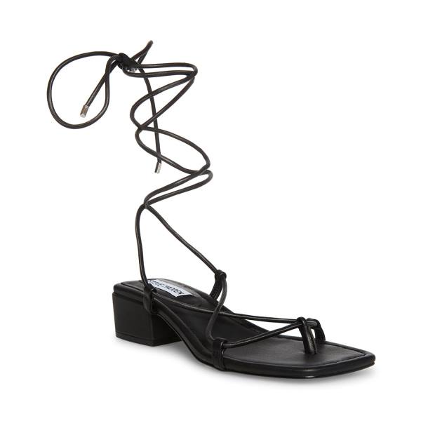 Steve Madden Claremont Sandalen Dames Zwart | SM-596PF