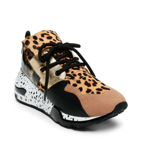 Steve Madden Cliff Sneakers Dames Leopard | SM-045JH