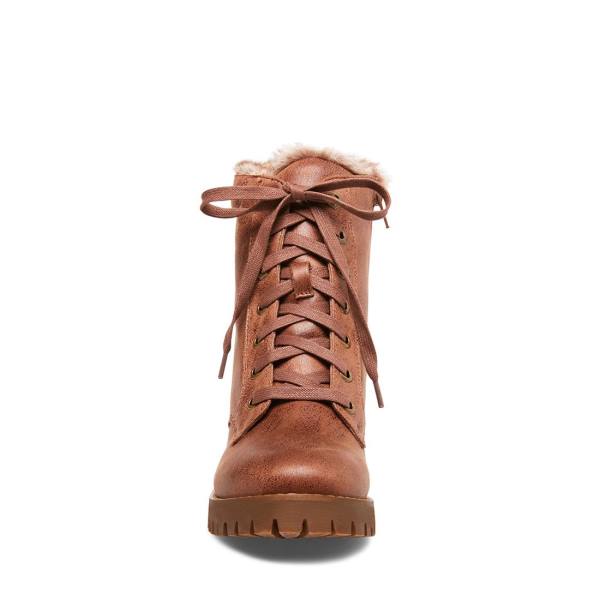 Steve Madden Comfort Tan Enkellaarsjes Dames Bruin | SM-247WM