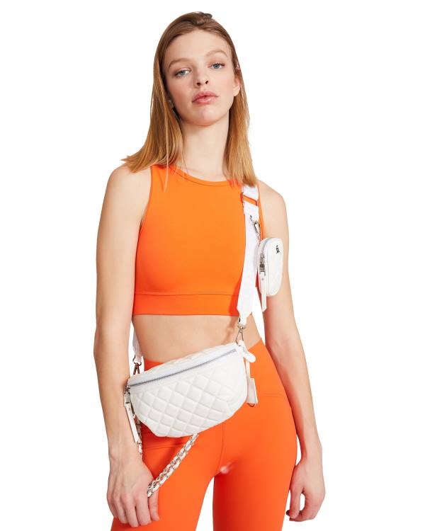 Steve Madden Cropped Active Tank Topjes Dames Oranje | SM-270VX