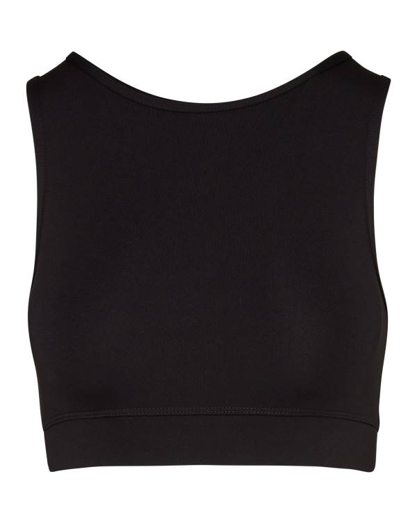 Steve Madden Cropped Active Tank Topjes Dames Zwart | SM-350EC