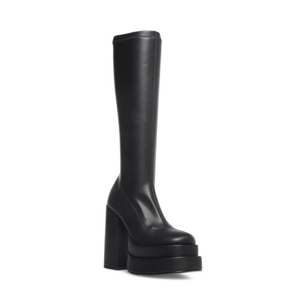 Steve Madden Cypress Laarzen Dames Zwart | SM-473BE