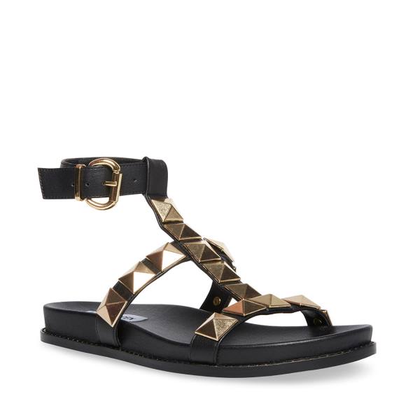 Steve Madden Daft Sandalen Dames Zwart | SM-875PE