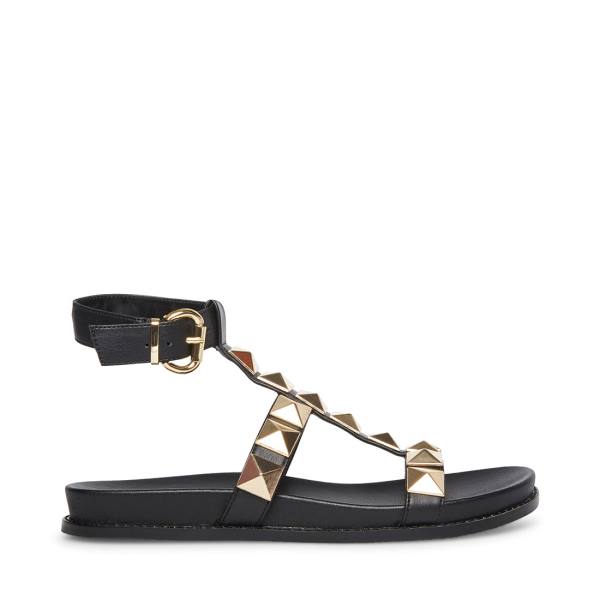 Steve Madden Daft Sandalen Dames Zwart | SM-875PE