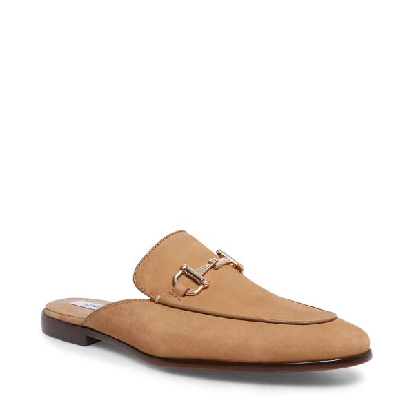 Steve Madden Dazling Camel Nubuck Werkschoenen Heren Bruin | SM-845TS