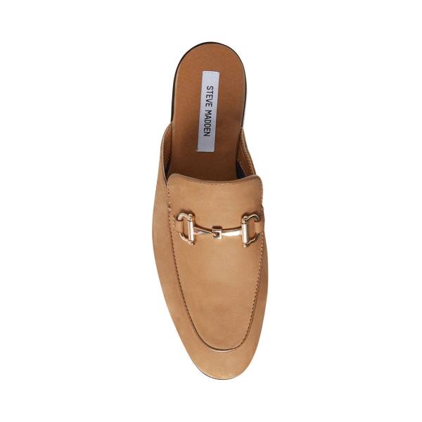 Steve Madden Dazling Camel Nubuck Werkschoenen Heren Bruin | SM-845TS