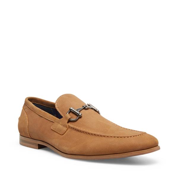 Steve Madden Debinair Tan Nubuck Werkschoenen Heren Bruin | SM-903ZG