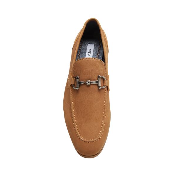 Steve Madden Debinair Tan Nubuck Werkschoenen Heren Bruin | SM-903ZG