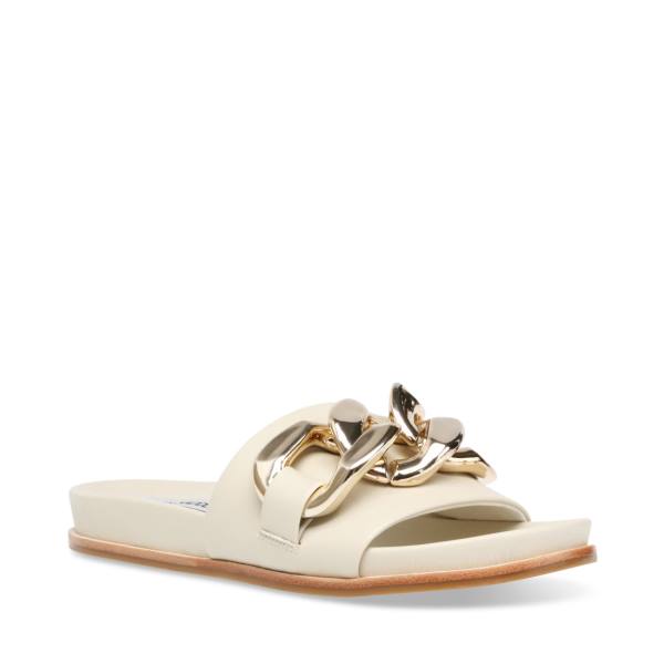 Steve Madden Delay Bone Sandalen Dames Beige | SM-630CS