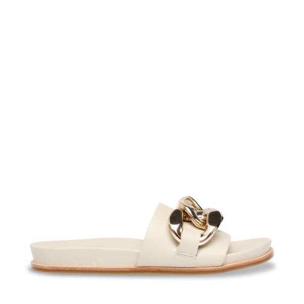 Steve Madden Delay Bone Sandalen Dames Beige | SM-630CS