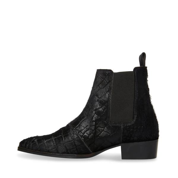 Steve Madden Dex-p Pony Laarzen Heren Zwart | SM-609RS