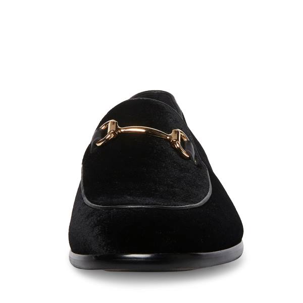 Steve Madden Diego-v Velvet Loafers Heren Zwart | SM-594WQ