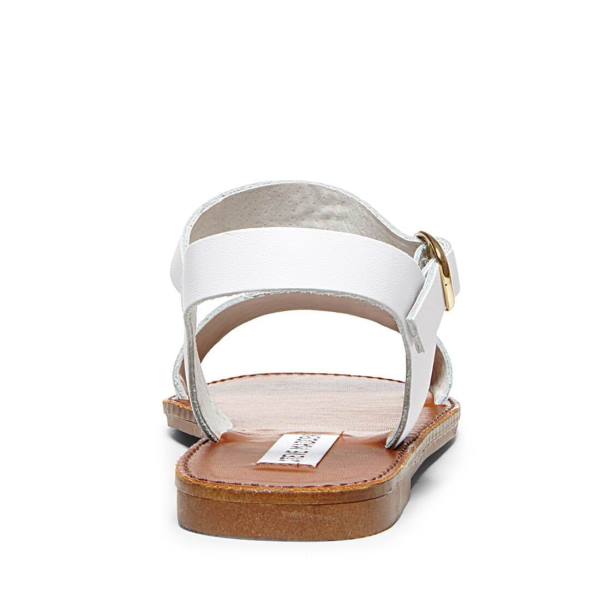 Steve Madden Donddi Leren Sandalen Dames Wit | SM-721BS