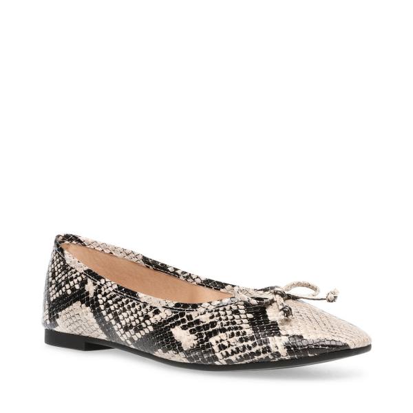 Steve Madden Eldora Snake Platte Schoenen Dames Slangenprint | SM-396XG