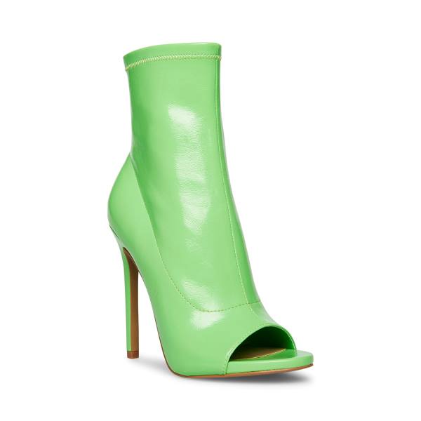 Steve Madden Elettra Enkellaarsjes Dames Groen | SM-307LY