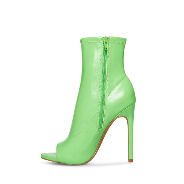 Steve Madden Elettra Enkellaarsjes Dames Groen | SM-307LY