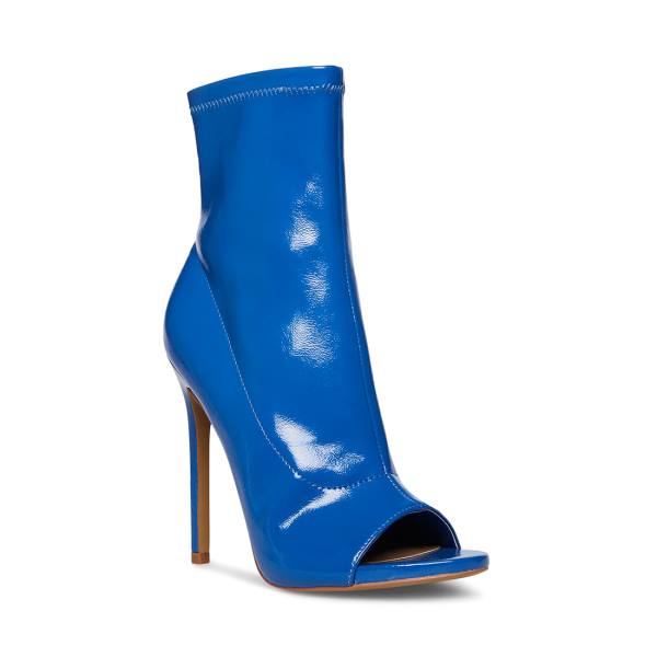 Steve Madden Elettra Enkellaarsjes Dames Blauw | SM-723VA