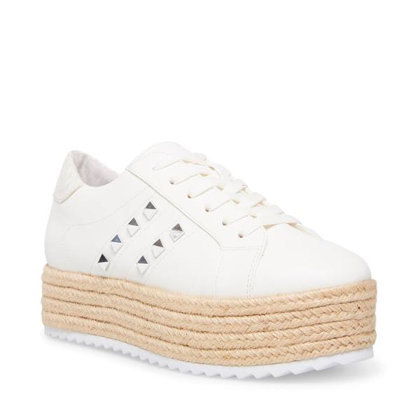 Steve Madden Elodie Platte Schoenen Dames Wit Gekleurd | SM-651LA