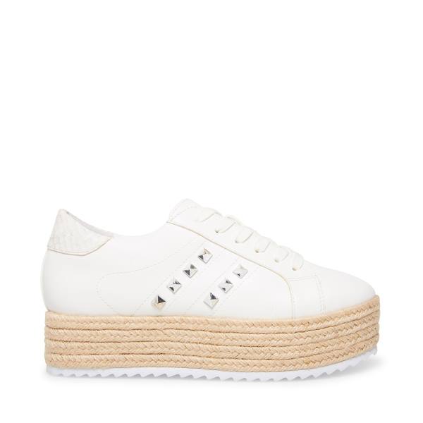 Steve Madden Elodie Platte Schoenen Dames Wit Gekleurd | SM-651LA