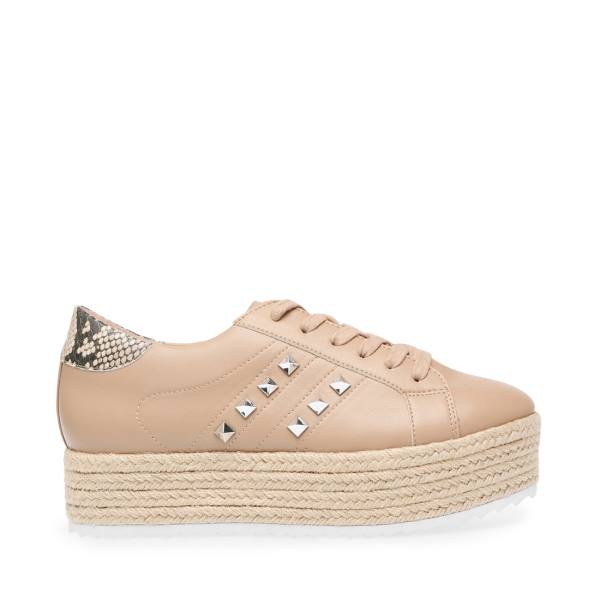 Steve Madden Elodie Tan Platte Schoenen Dames Bruin Gekleurd | SM-681KE