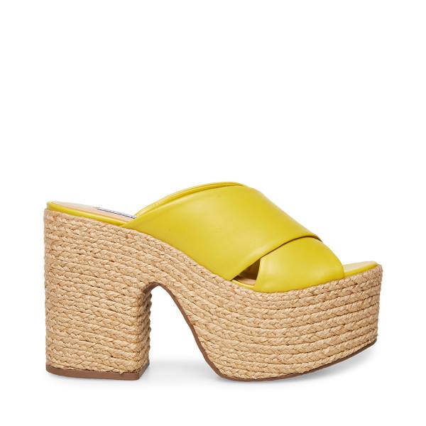 Steve Madden Elzie Heel Hakken Dames Geel | SM-071YV