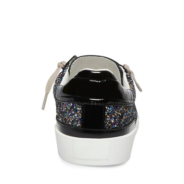 Steve Madden Embark Glitter Sneakers Dames Zwart | SM-425UA