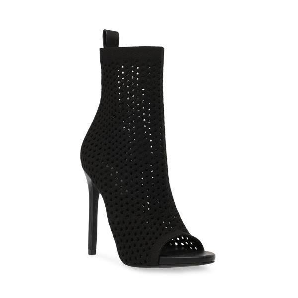 Steve Madden Evelina Enkellaarsjes Dames Zwart | SM-675YG