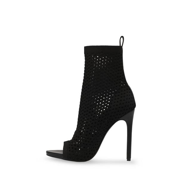 Steve Madden Evelina Enkellaarsjes Dames Zwart | SM-675YG