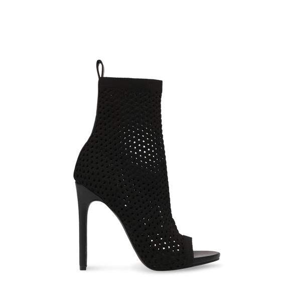 Steve Madden Evelina Enkellaarsjes Dames Zwart | SM-675YG