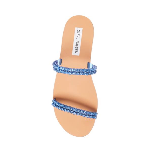 Steve Madden Felicia Sandalen Dames Blauw | SM-406LZ