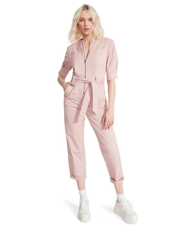 Steve Madden Flying Private Jumpsuit Topjes Dames Lichtroze | SM-037QB