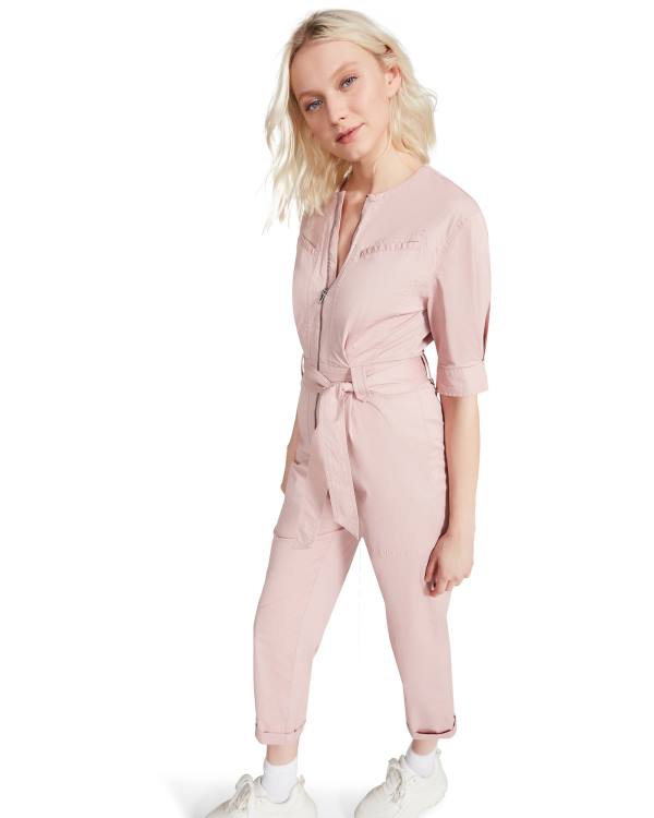 Steve Madden Flying Private Jumpsuit Topjes Dames Lichtroze | SM-037QB