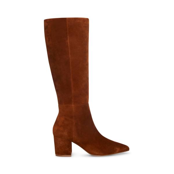 Steve Madden Forrest Suede Laarzen Dames Bruin | SM-905GH