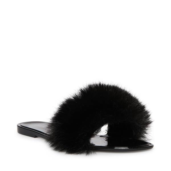 Steve Madden Fritzie Slippers Dames Zwart | SM-348OB