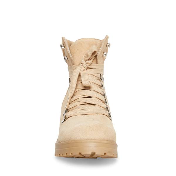 Steve Madden Galway Sand Suede Enkellaarsjes Dames Bruin | SM-851CT