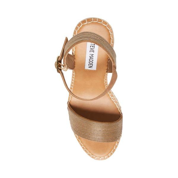 Steve Madden Gamora Taupe Sandalen Dames Grijs Bruin Gekleurd | SM-917AC