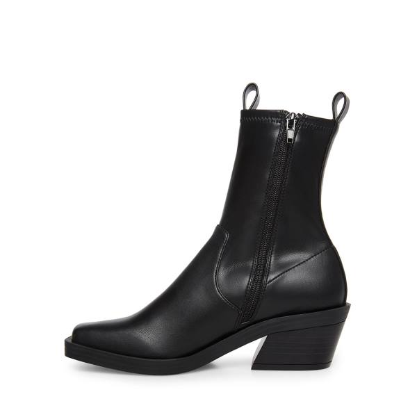 Steve Madden Garner Enkellaarsjes Dames Zwart | SM-810IL