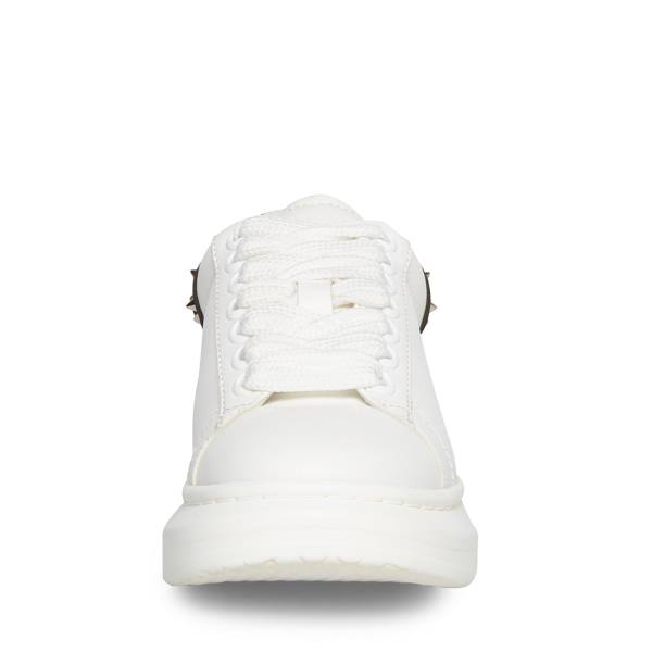 Steve Madden Gelsie Sneakers Dames Wit | SM-853JX