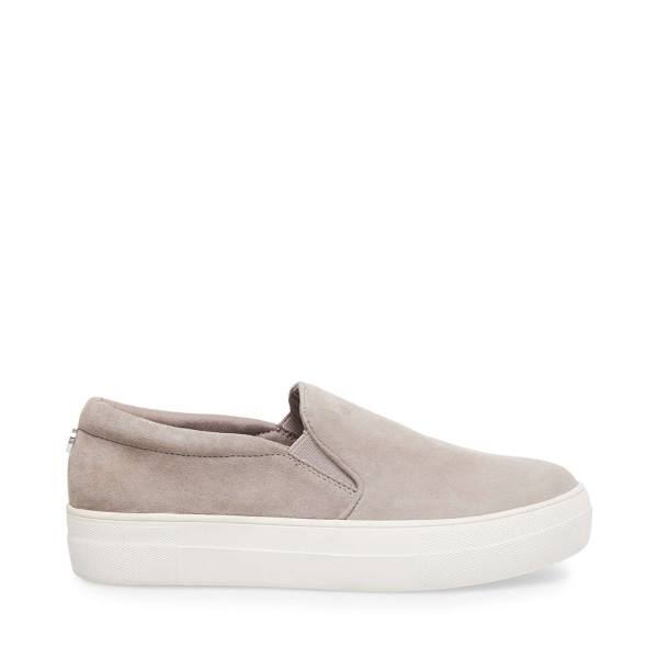 Steve Madden Gills Suede Sneakers Dames Grijs | SM-901FZ