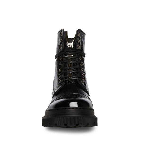 Steve Madden Guard Lak Laarzen Heren Zwart | SM-789EF