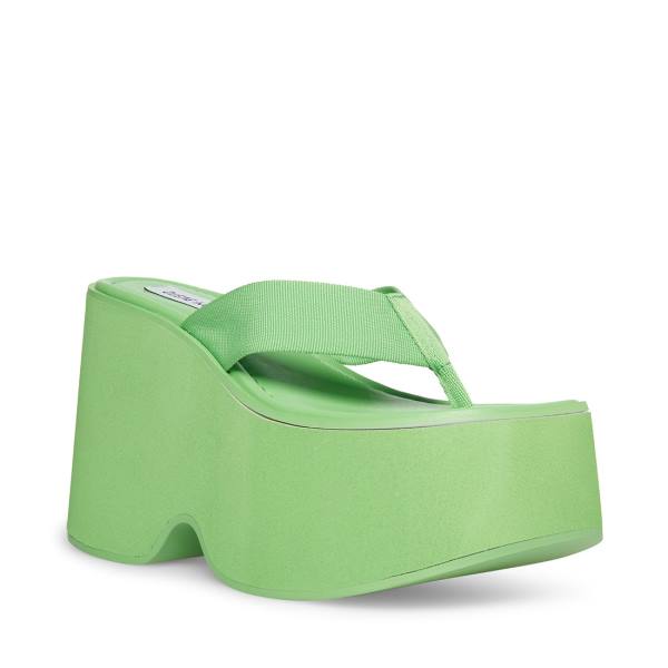 Steve Madden Gwen Sandalen Dames Groen | SM-087TS