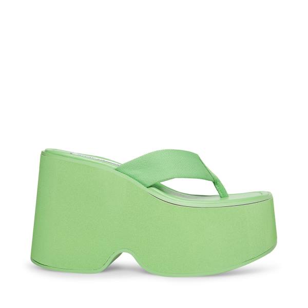 Steve Madden Gwen Sandalen Dames Groen | SM-087TS