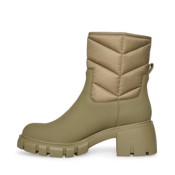 Steve Madden Haldan Enkellaarsjes Dames Groen | SM-264CJ