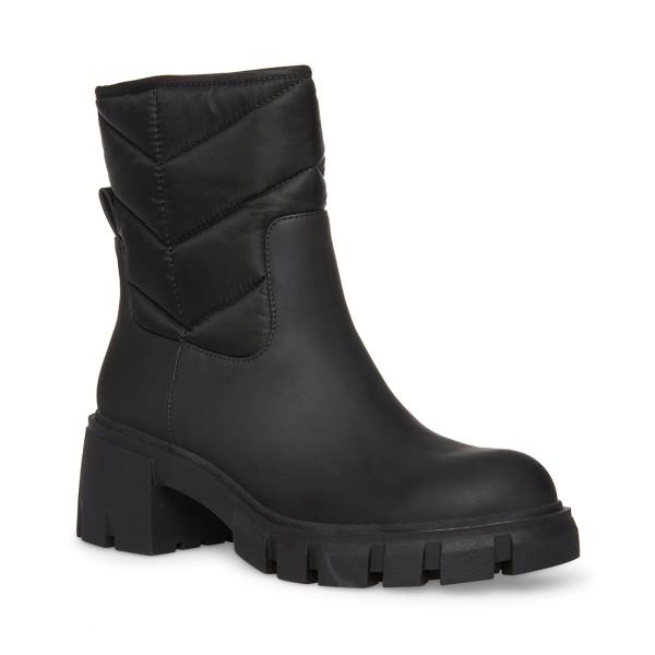 Steve Madden Haldan Enkellaarsjes Dames Zwart | SM-485FD