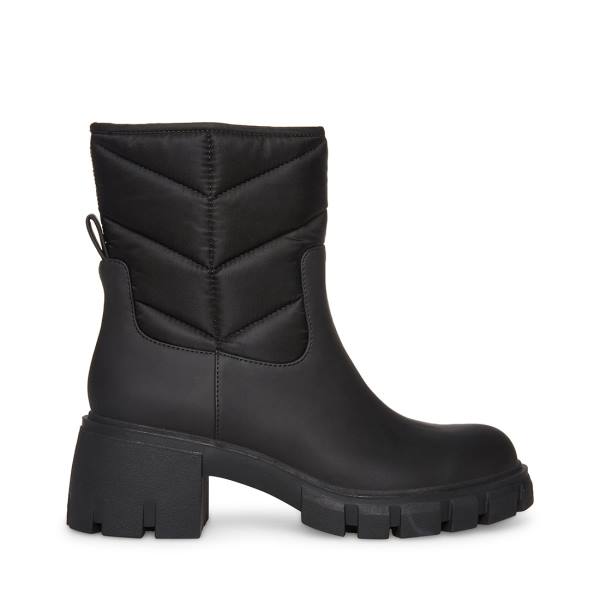 Steve Madden Haldan Enkellaarsjes Dames Zwart | SM-485FD