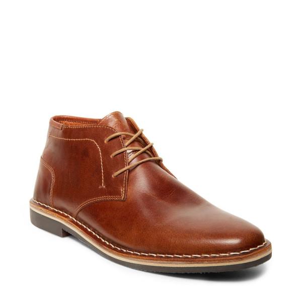 Steve Madden Harken Cognac Leren Laarzen Heren Bruin | SM-701DU