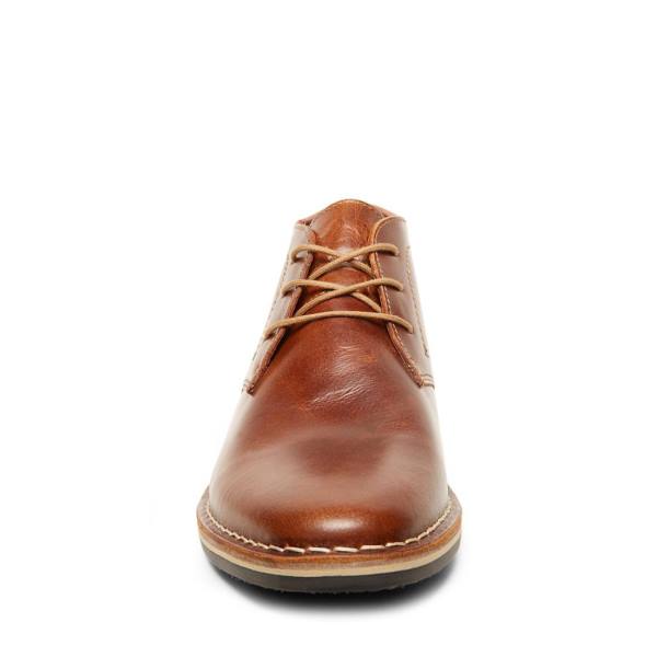 Steve Madden Harken Cognac Leren Laarzen Heren Bruin | SM-701DU